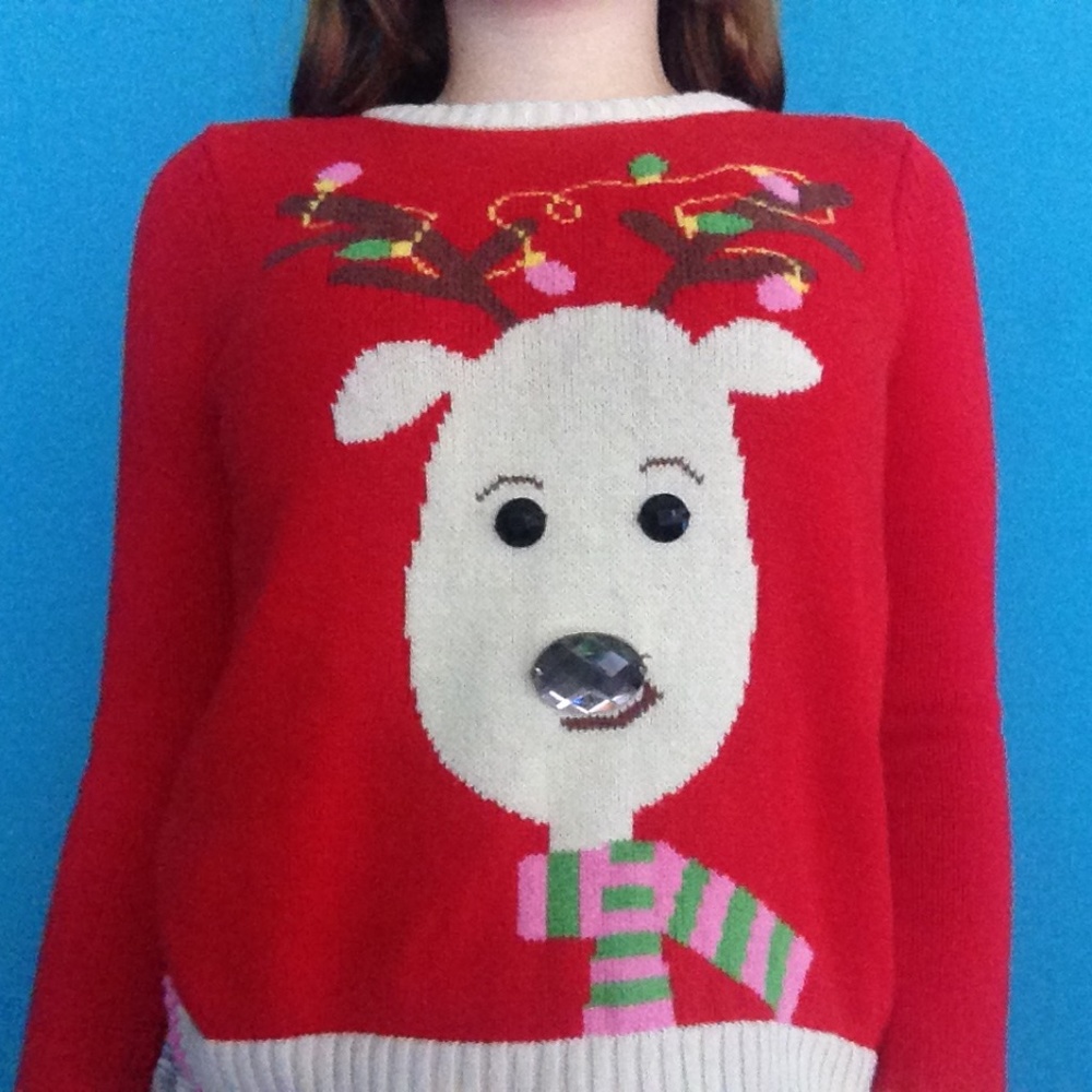 Reindeer ugly sweater